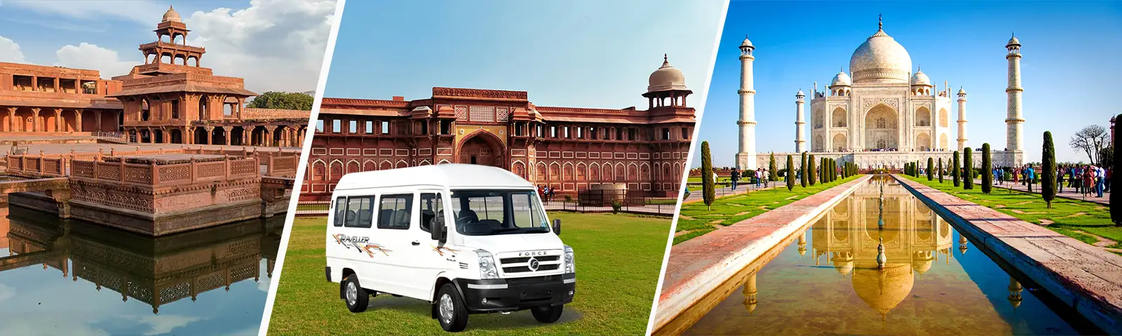 Tempo Traveller from Delhi to Agra