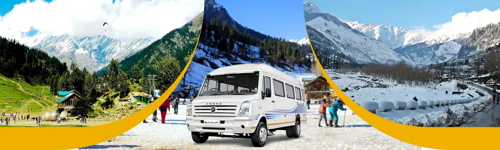 Delhi to Manali Tempo Traveller