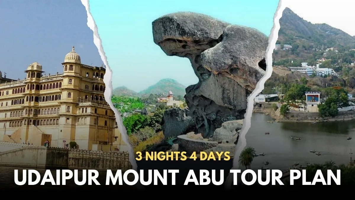 3 Nights 4 Days Udaipur Mount Abu Tour Plan