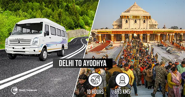 Delhi to Ayodhya Distance by Road