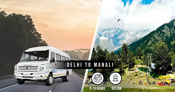 Travel from Delhi to Manali by Road