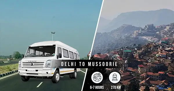 Delhi to Mussoorie Trip by Road