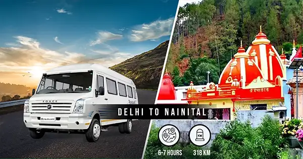 Delhi to Nainital Distance by Road<