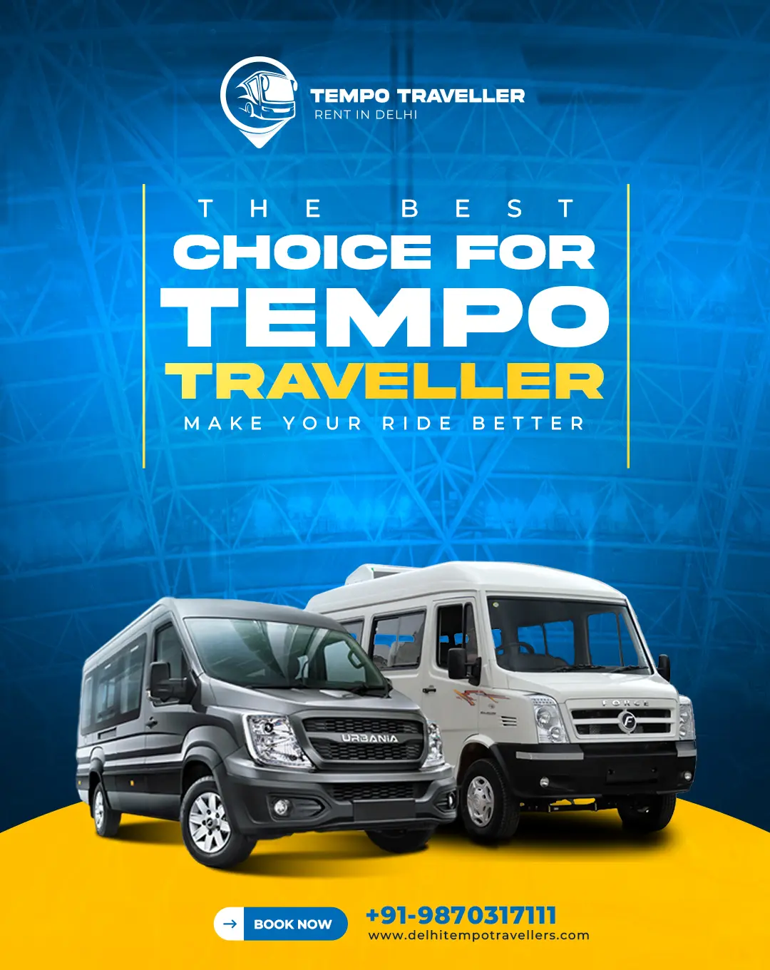 Tempo Traveller Rental in Delhi